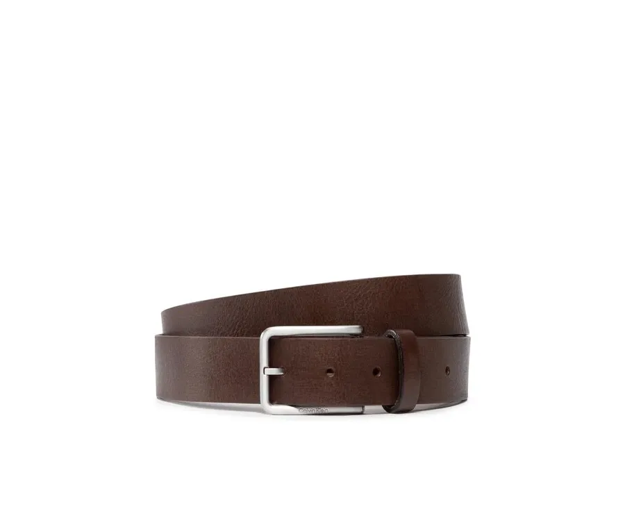 obrazek 1 Calvin Klein Pasek Męski Warmth Oiled Grain 35Mm K50K509654 Brązowy