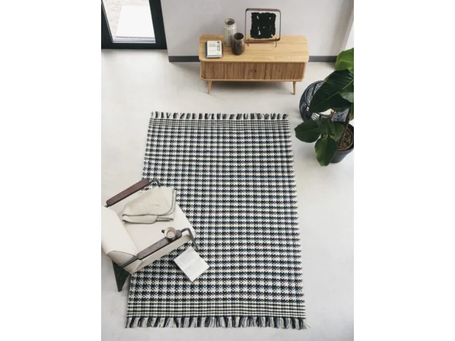 obrazek 3 Stylowy kilimowy dywan w kratkę - ATELIER COCO 49908
