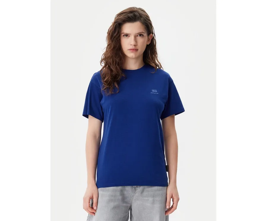obrazek 1 Napapijri T-Shirt S-Nina NP0A4H87 Niebieski Regular Fit