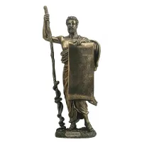 Picture Beautiful decorative statuette of Hippocrates