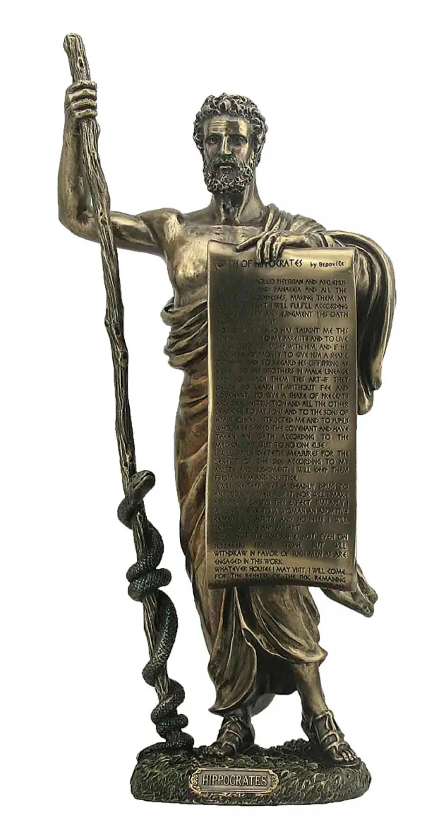 obrazek 1 Piękna statuetka dekoracyjna Hipokratesa