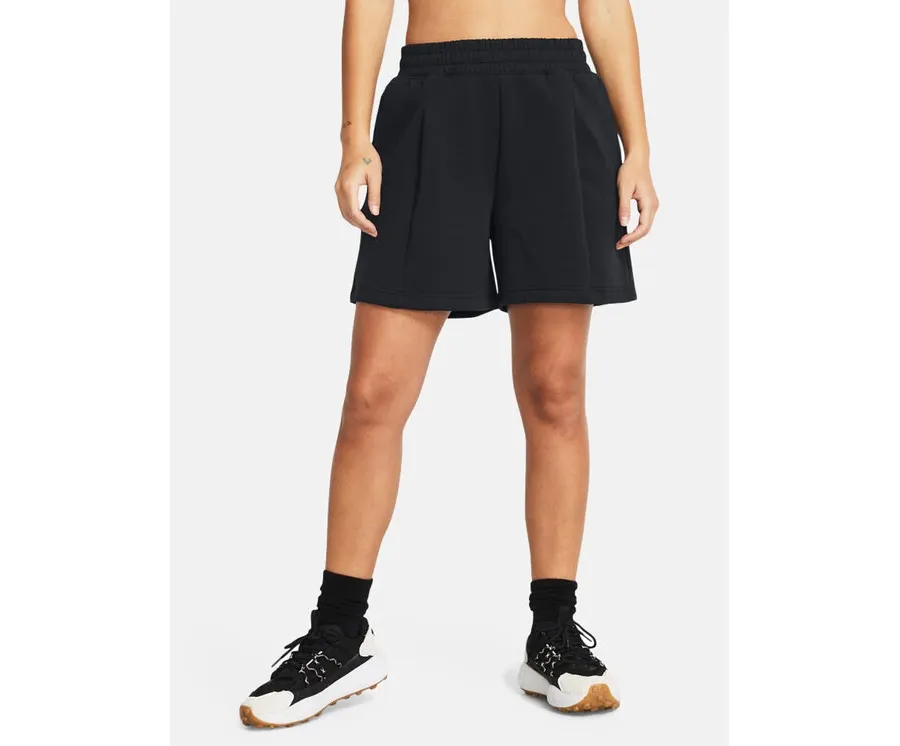 obrazek 1 Under Armour Szorty sportowe Unstoppable Flc Pltd Short 1382764-001 Czarny Loose Fit