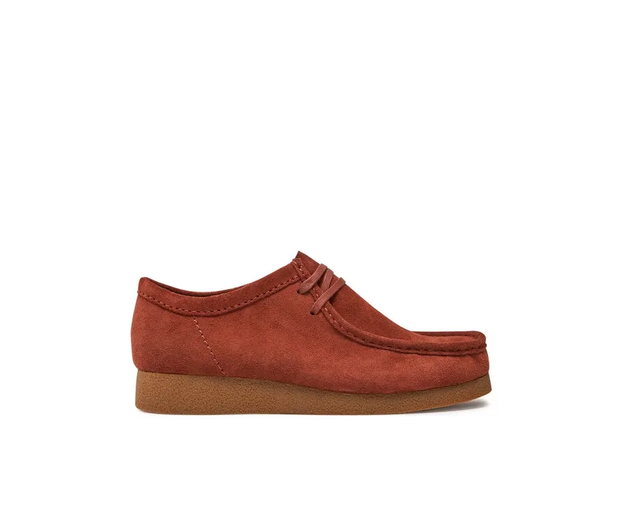 obrazek 1 Clarks Mokasyny Wallabee Evo 26178278 Pomarańczowy