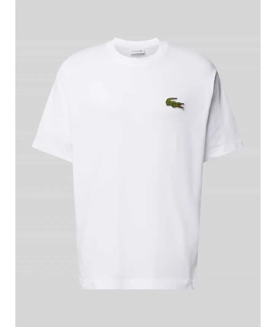 obrazek 1 T-shirt z detalem z logo