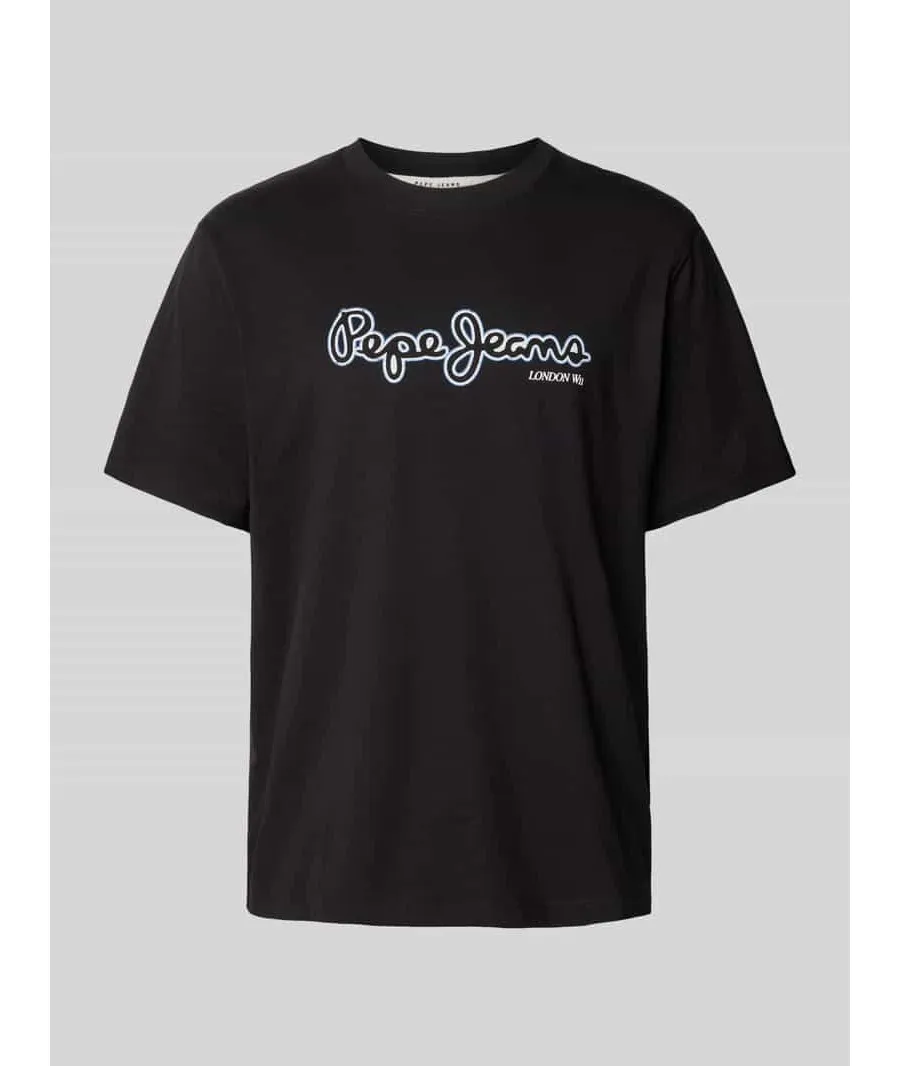 obrazek 1 T-shirt z nadrukiem z logo model ‘DORIAN’