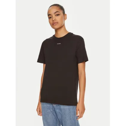 Zdjęcie Calvin Klein T-Shirt Nano Logo K20K207519 Czarny Regular Fit