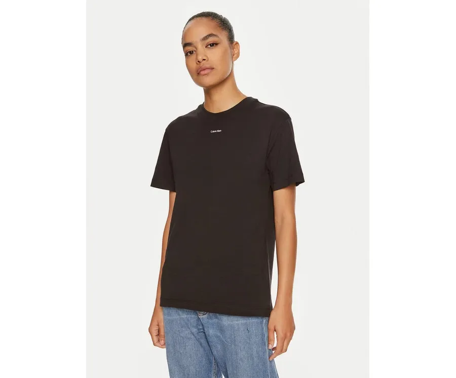obrazek 1 Calvin Klein T-Shirt Nano Logo K20K207519 Czarny Regular Fit