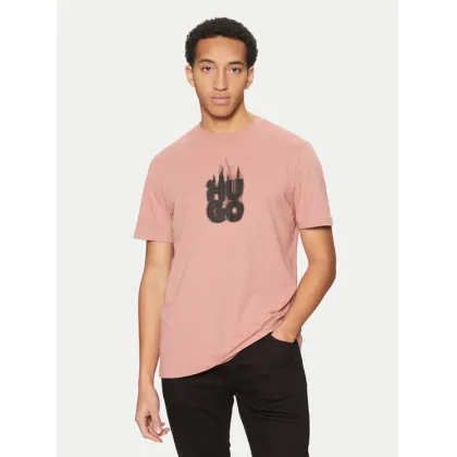 Zdjęcie HUGO T-Shirt Dalayer 50535363 Różowy Regular Fit