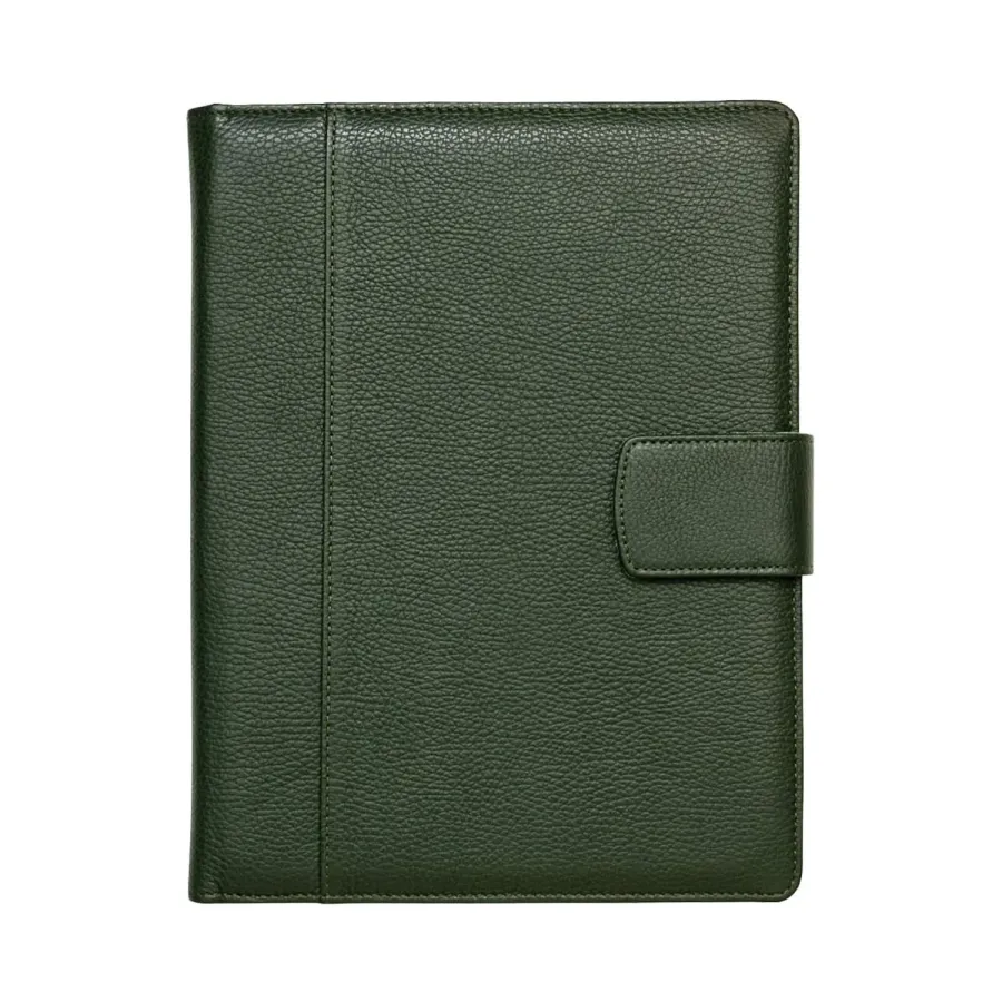obrazek 1 Zielony skórzany organizer