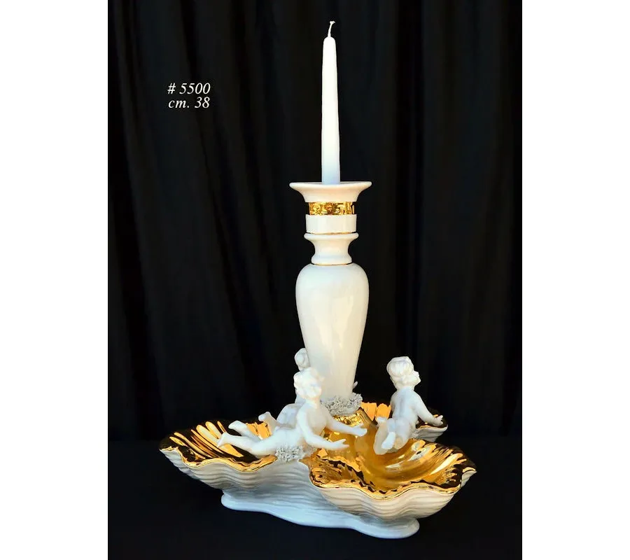 picture 1 Stylish candlestick decorated with angels