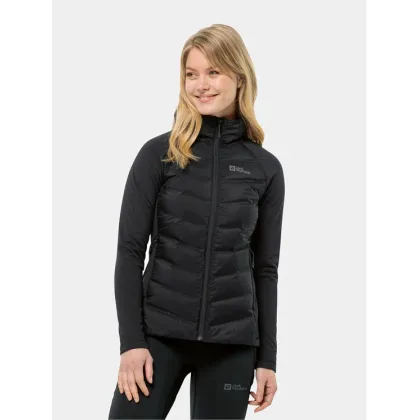 Zdjęcie Jack Wolfskin Kurtka outdoor Tasman Down Hybrid 1711331 Czarny Regular Fit