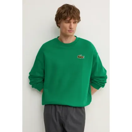 Zdjęcie Lacoste bluza męska kolor zielony gładka SH2741