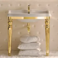 Zdjęcie Piękna konsola z umywalką LA02 do stylowej łazienki – 3SC