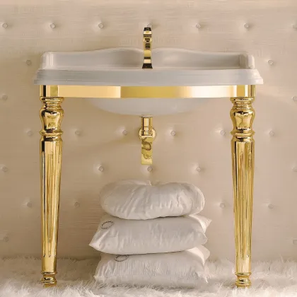 Zdjęcie Piękna konsola z umywalką LA02 do stylowej łazienki – 3SC