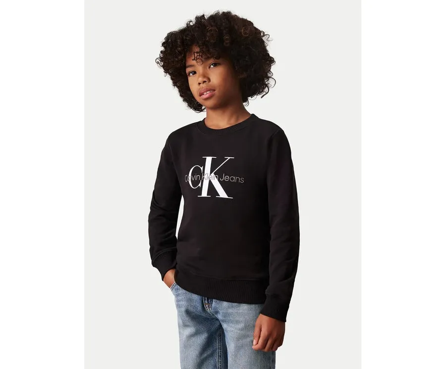 obrazek 1 Calvin Klein Jeans Bluza Monogram IU0IU00675 M Czarny Regular Fit
