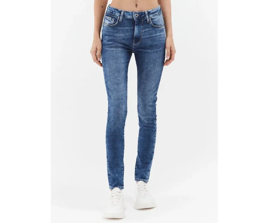 obrazek 1 Pepe Jeans Jeansy Regent PL204171 Niebieski Skinny Fit