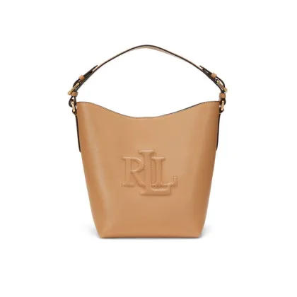Zdjęcie LAUREN RALPH LAUREN Torebka Medium Witley Leather Bucket Bag 431950855008 Brązowy