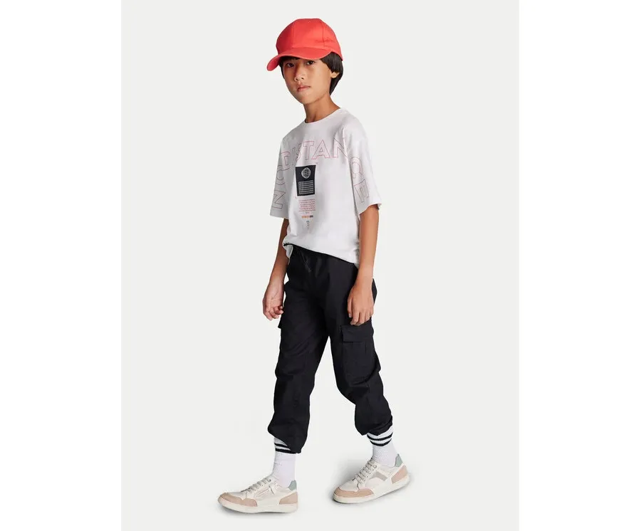 obrazek 1 Mayoral Spodnie materiałowe 6526 Czarny Regular Fit