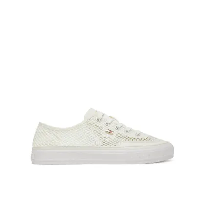 Zdjęcie Tommy Hilfiger Sneakersy Th Open Mesh Vulc Sneaker FW0FW08684 Biały