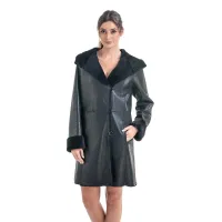 Picture Elegant sheep fur coat for women - A&A Vesa
