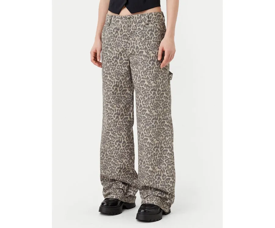 obrazek 1 Noisy May Spodnie materiałowe Jill 27032731 Beżowy Straight Fit