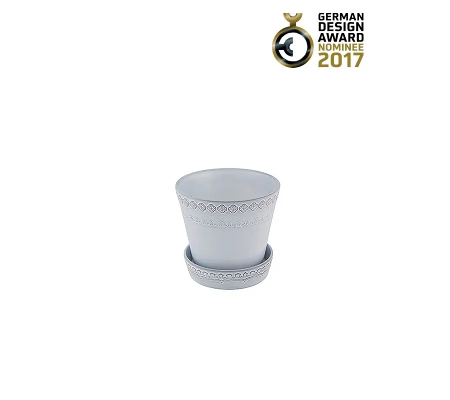 obrazek 1 Designerski wazon ze spodkiem jako ozdoba do domu -  Bordallo Pinheiro
