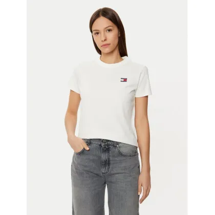 Zdjęcie Tommy Jeans T-Shirt DW0DW20153 Biały Regular Fit