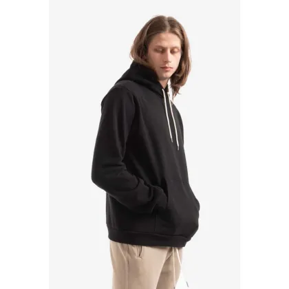 Zdjęcie John Elliott bluza bawełniana męska kolor czarny z kapturem gładka Beach Hoodie B121B0010A B121B0010A-CZARNY