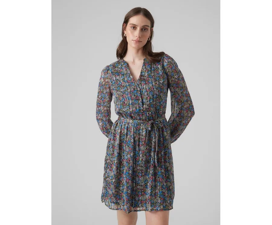 obrazek 1 Vero Moda Sukienka codzienna Abby 10291789 Kolorowy Regular Fit