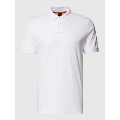 Zdjęcie Koszulka polo o kroju slim fit z krótką listwą guzikową