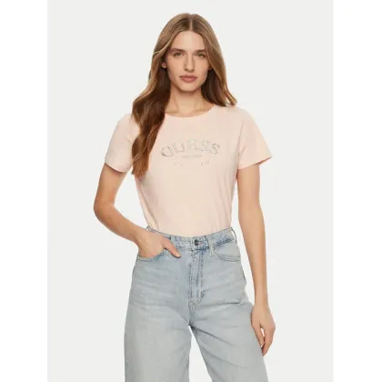 Zdjęcie Guess T-Shirt V5RI16 J1314 Różowy Regular Fit