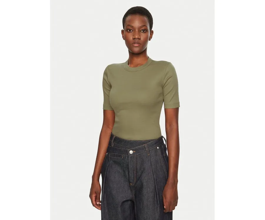 obrazek 1 IVY OAK T-Shirt Kristin IO1100X2351 Khaki Slim Fit