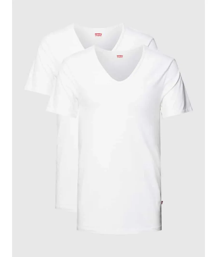 obrazek 1 T-shirt z detalem z logo w zestawie 2 szt.