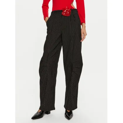 Zdjęcie ROTATE Spodnie materiałowe Cassandria 1131372470 Czarny Loose Fit