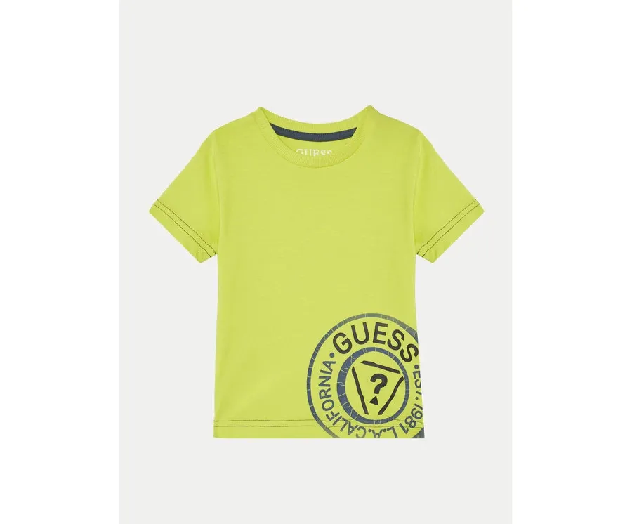 obrazek 1 Guess T-Shirt N5RI15 K8HM4 Zielony Regular Fit