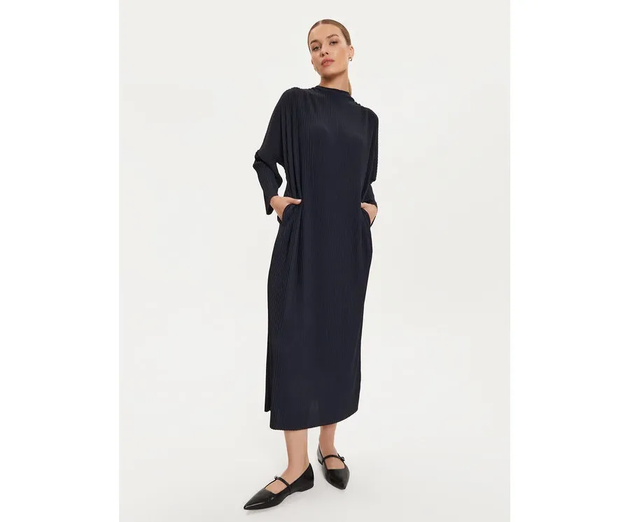obrazek 1 Max Mara Leisure Sukienka codzienna Faraone 2426626067 Granatowy Relaxed Fit
