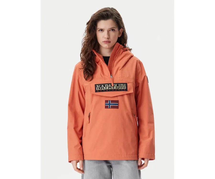 obrazek 1 Napapijri Kurtka anorak Rainforest NP0A4G7F Pomarańczowy Regular Fit