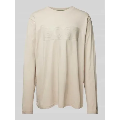 Zdjęcie Bluzka z długim rękawem i nadrukiem z logo model ‘Togn’