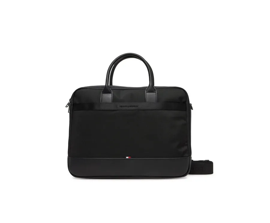 obrazek 1 Tommy Hilfiger Torba na laptopa Th Nylon Travel Computer Bag AM0AM13470 Czarny