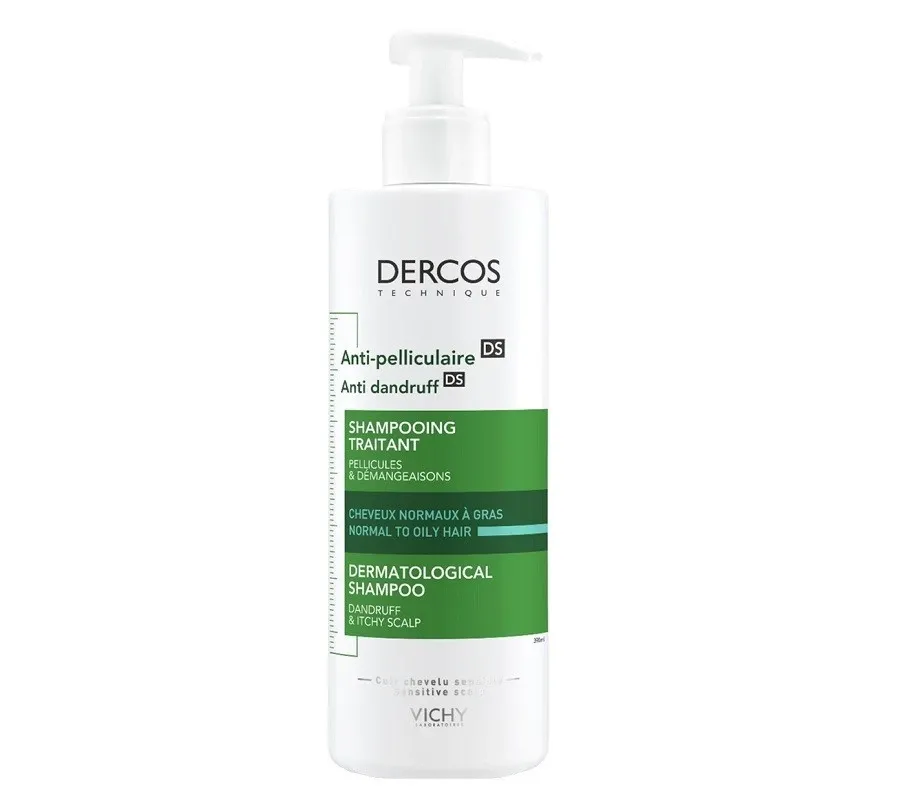 obrazek 1 Vichy Dercos Szampon przeciwłupieżowy do włosów tłustych 390 ml
