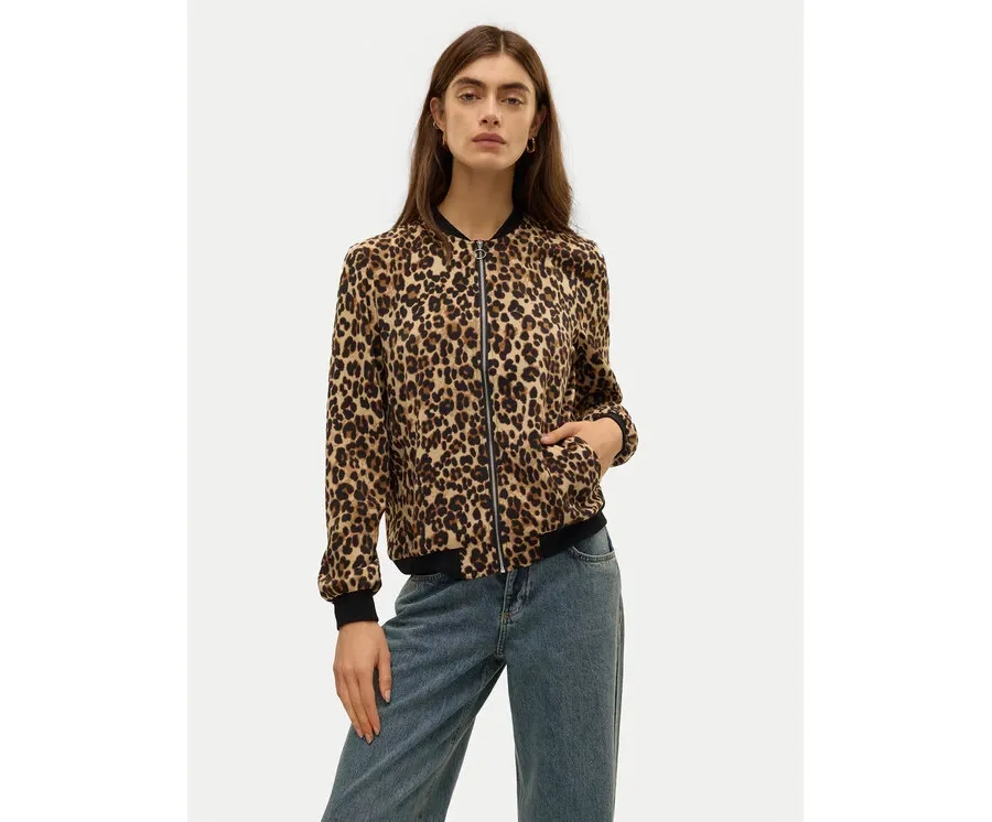 obrazek 1 Vero Moda Kurtka bomber Coco 10250707 Brązowy Regular Fit