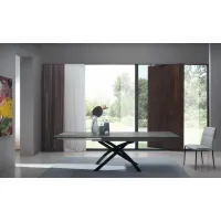 Zdjęcie Oryginalny rozkładany stół z Włoch L. 160+45+45 P. 90 H. 75 cm – Zamagna Italia