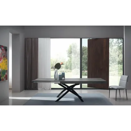 Zdjęcie Oryginalny rozkładany stół z Włoch L. 160+45+45 P. 90 H. 75 cm – Zamagna Italia