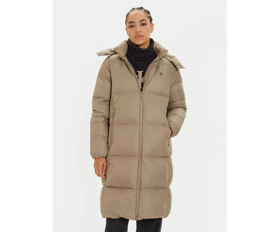 obrazek 1 Calvin Klein Jeans Kurtka puchowa J20J224109 Beżowy Regular Fit