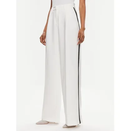 Zdjęcie Maryley Spodnie materiałowe 24EB806/43BN Biały Wide Leg