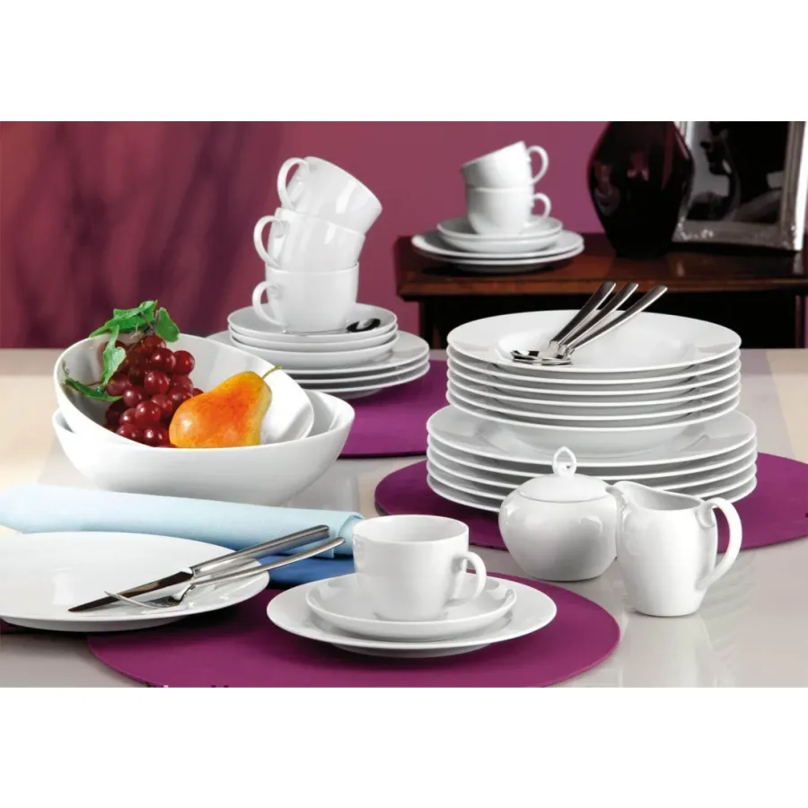 obrazek 5 Piękny biały porcelanowy czajnik do herbaty w stylu nowoczesnym - Seltmann Weiden