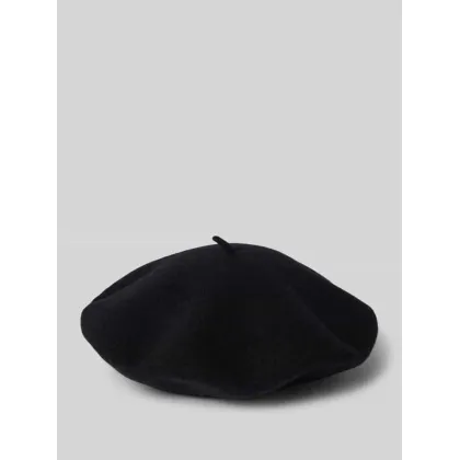 Zdjęcie Beret z wełny z fakturowanym wzorem
