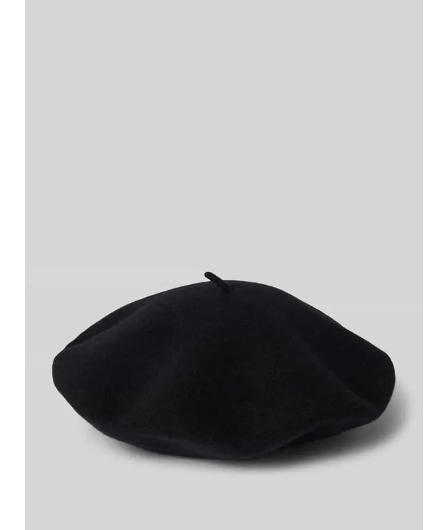obrazek 1 Beret z wełny z fakturowanym wzorem