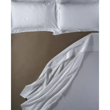 Zdjęcie Wysokiej jakości prześcieradło z satyny bawełnianej od włoskiej marki