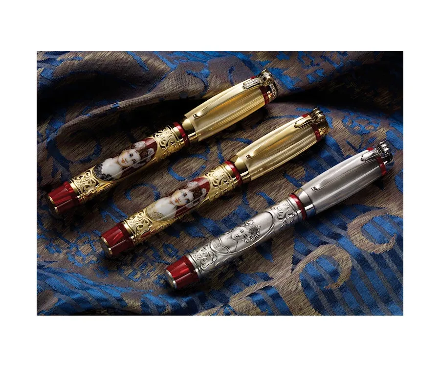 picture 4 Noble Gold/Celluloid Fountain Pen - Traviata - Serie Emozioni in Musica